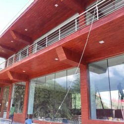 Sound proofing and facade work of Benquet Hall (01)